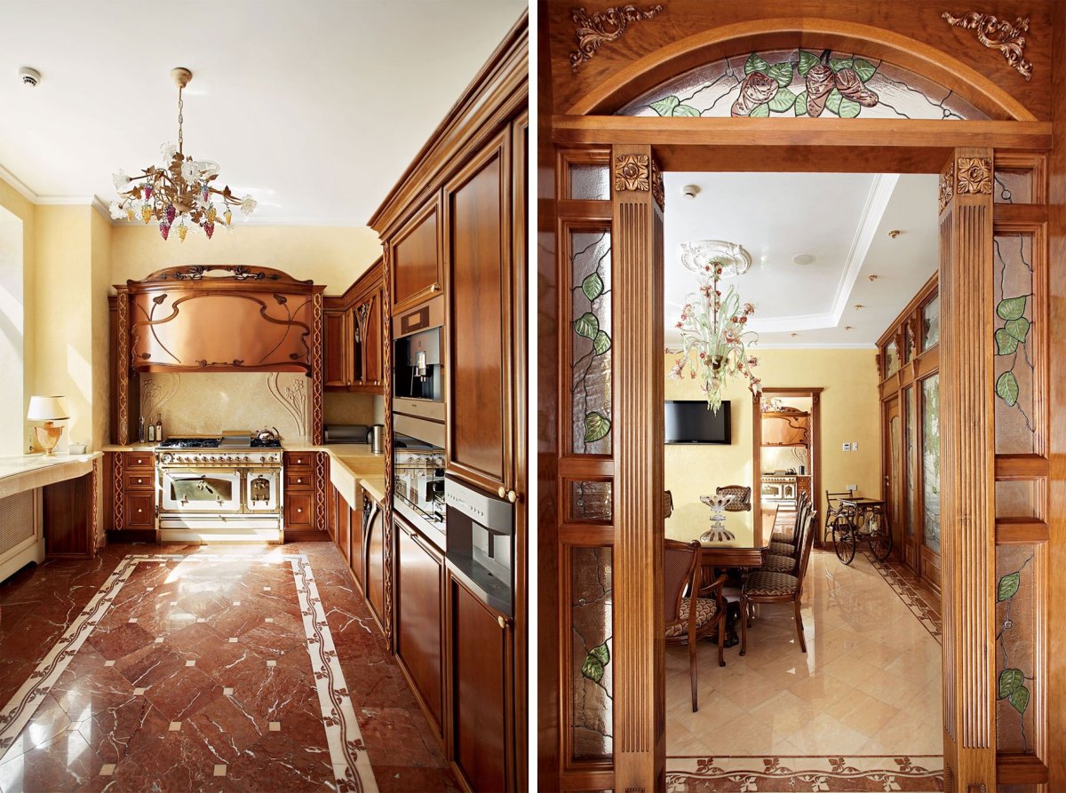 Кухня-прихожая планировка в частном