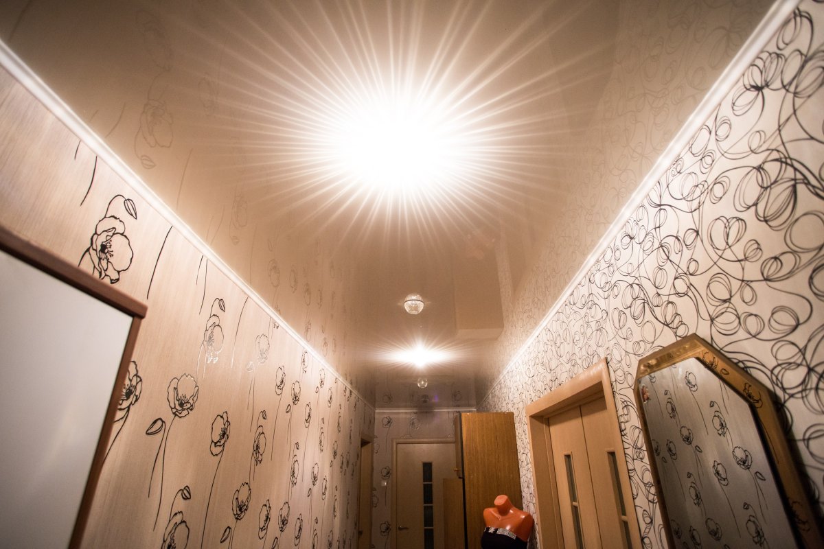 Потолки с фотопечатью в прихожую