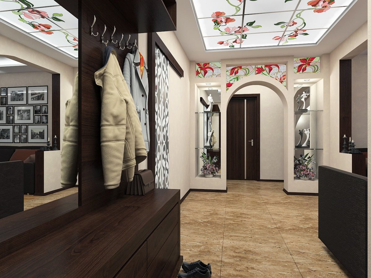 Гипсокартон потолок прихожая