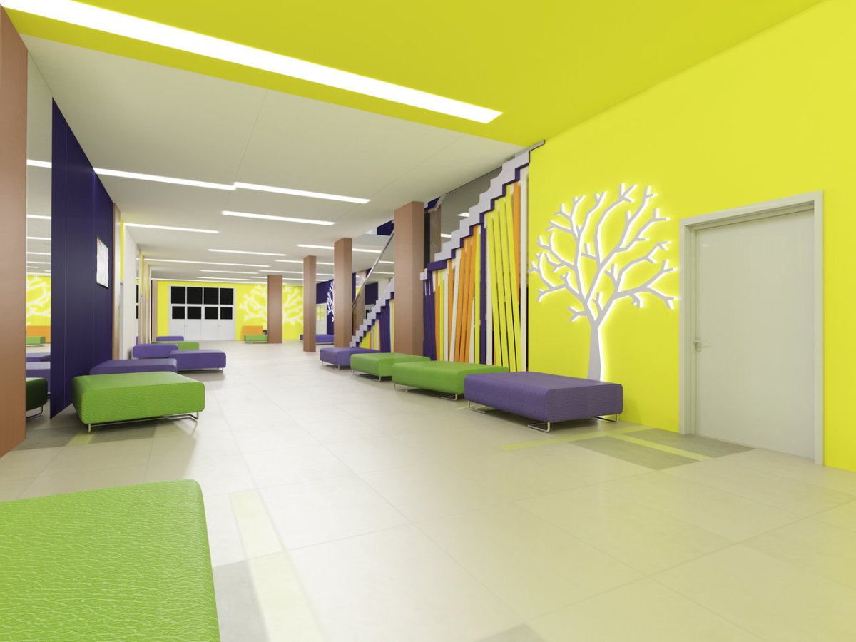 Зона отдыха в школе