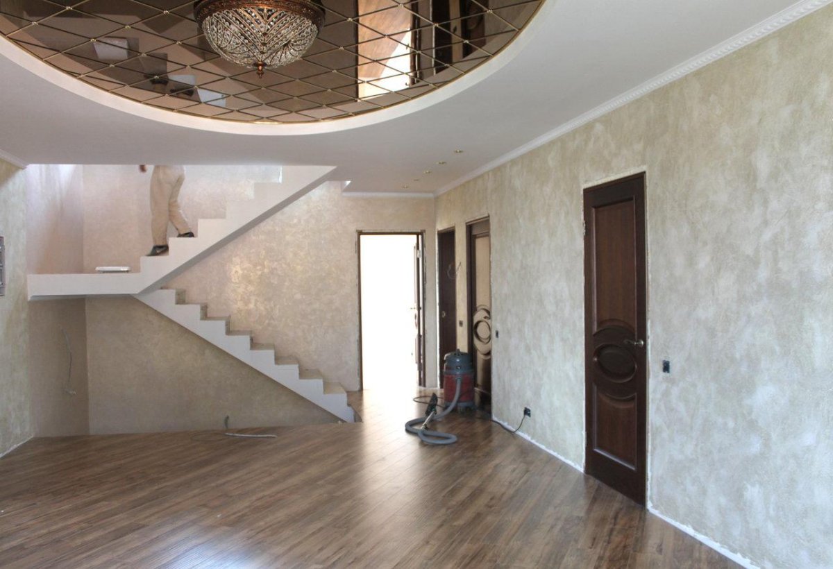 Декоративная штукатурка в частном доме