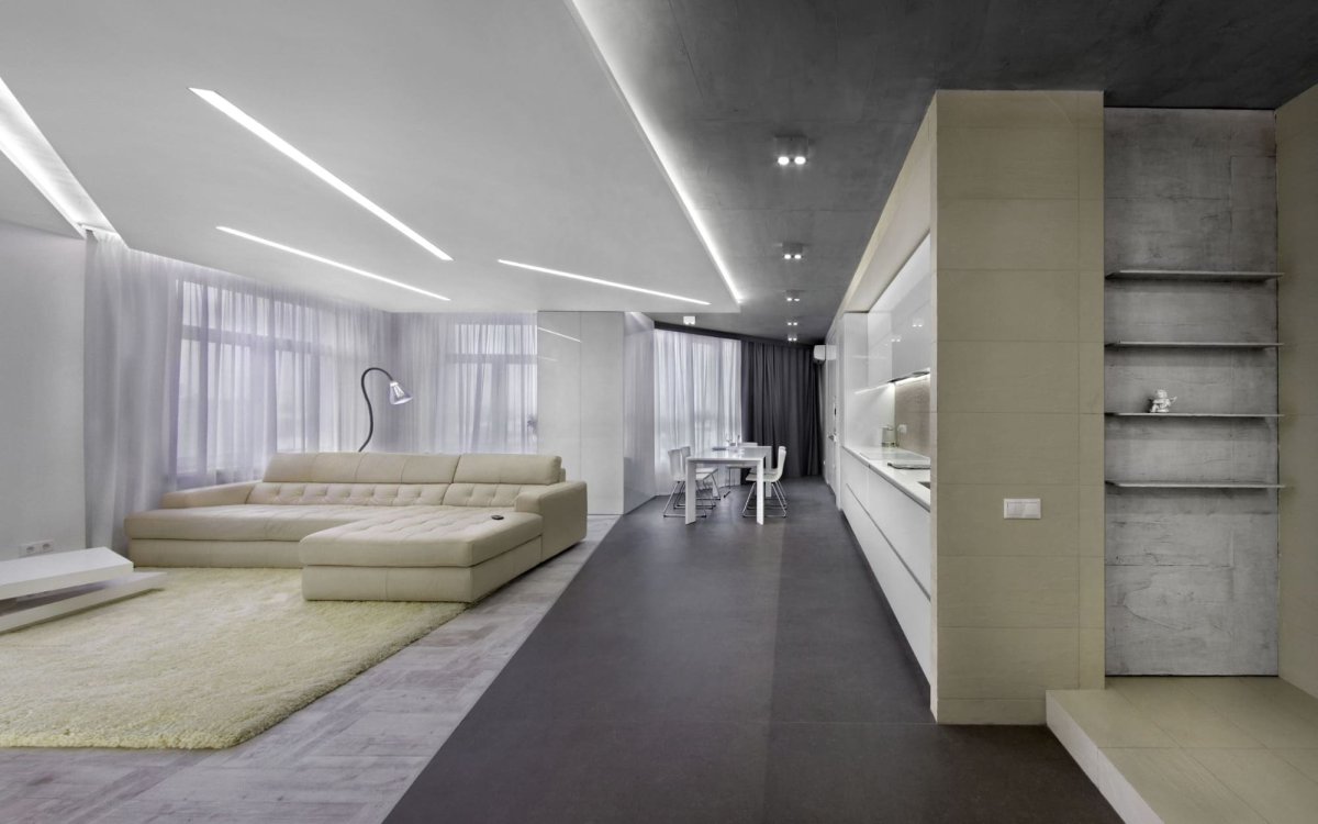 Линейные светильники в интерьере