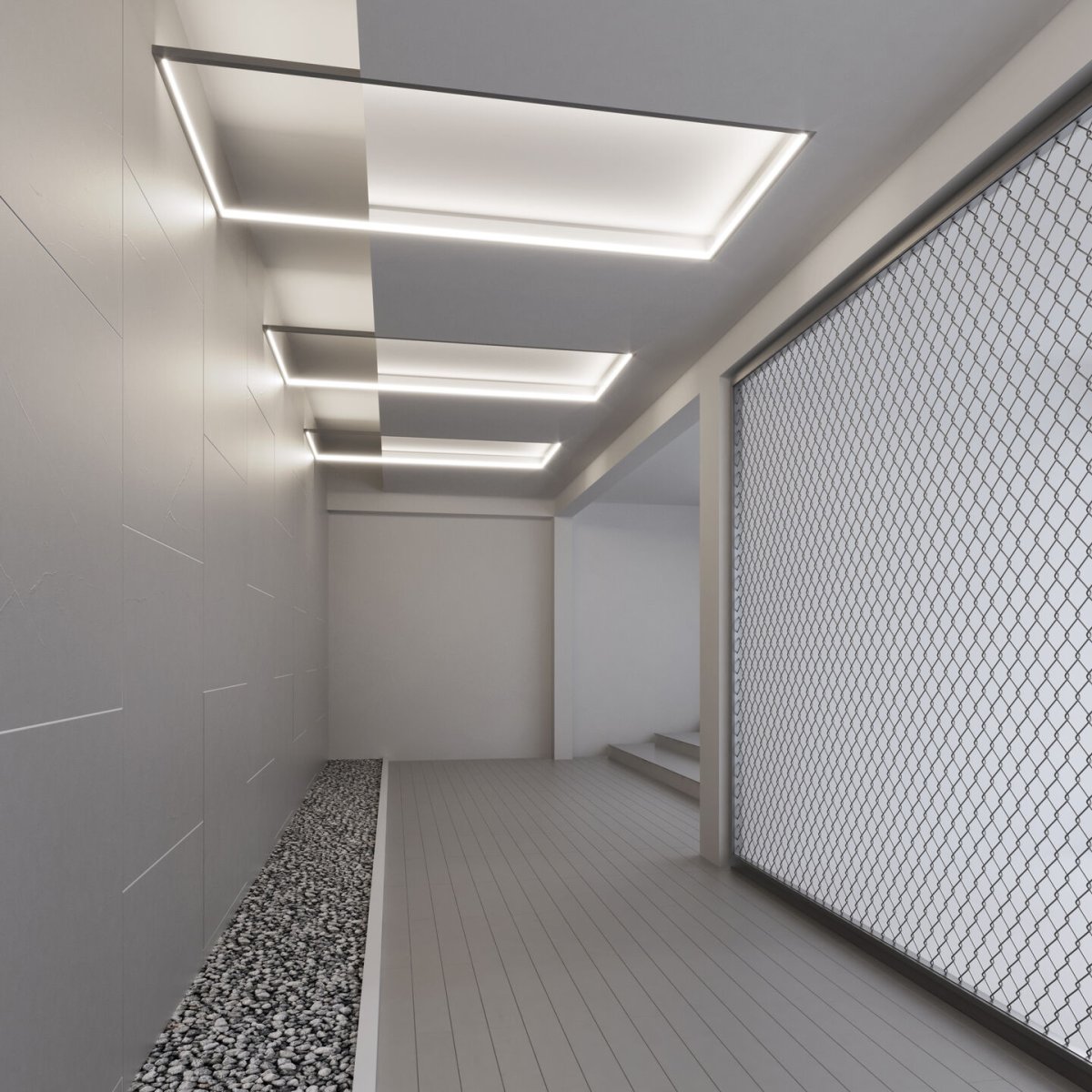 Светящийся потолок конструктив