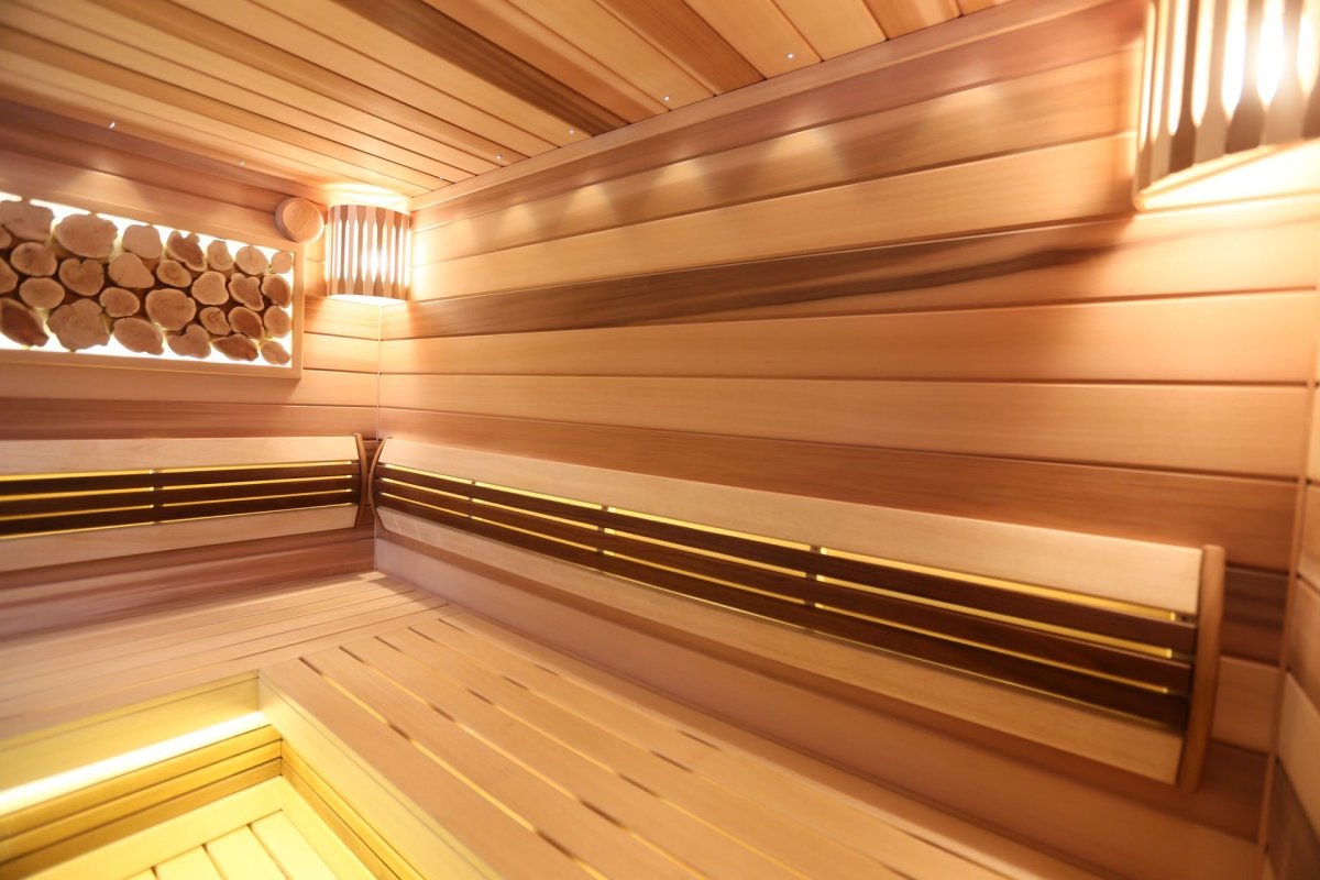 Отделка бани кедром