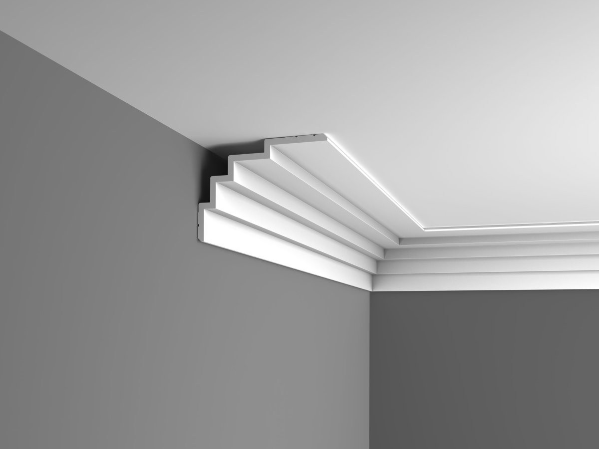 Плинтус потолочный для гипсокартона