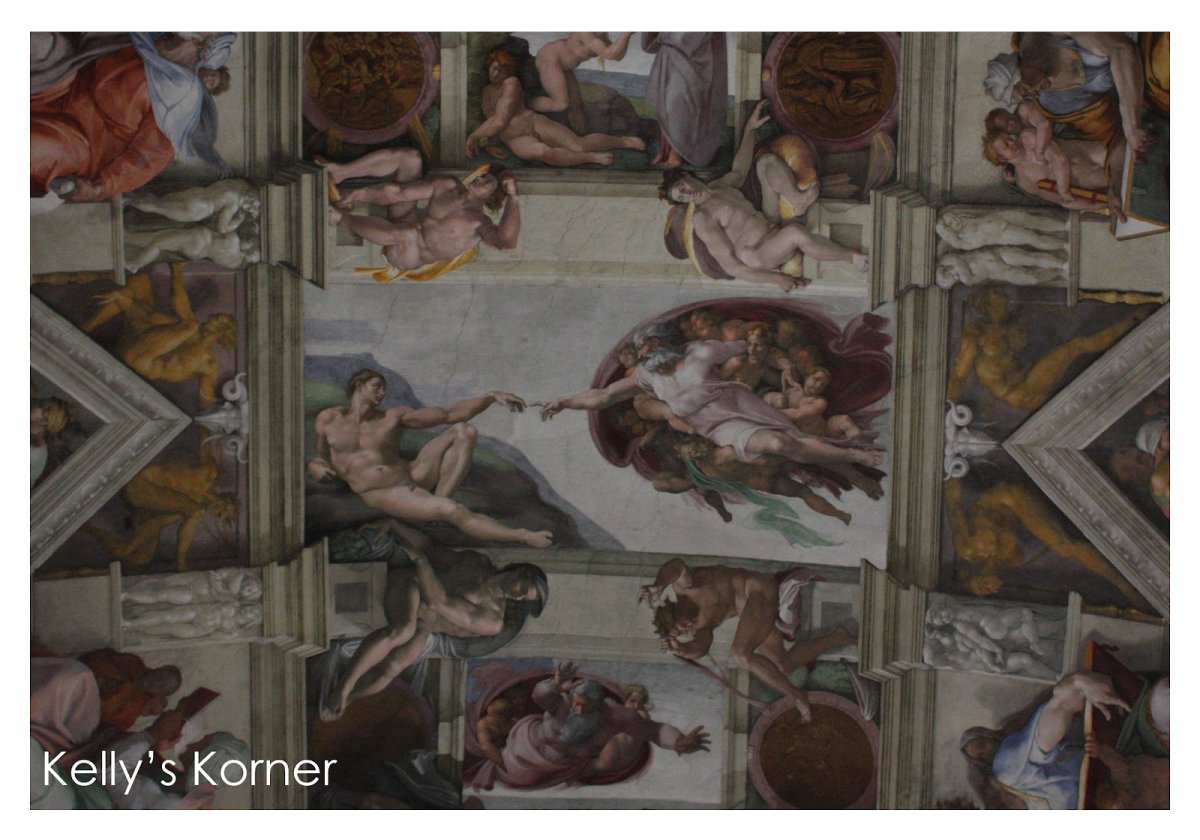 Микеланджело Сотворение Евы фреска Сикстинской капеллы