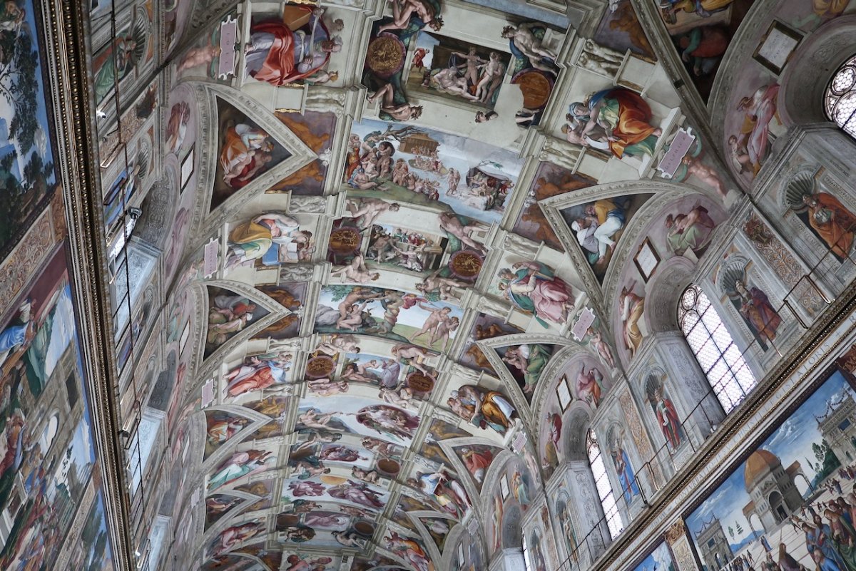 Сикстинская капелла ангелы