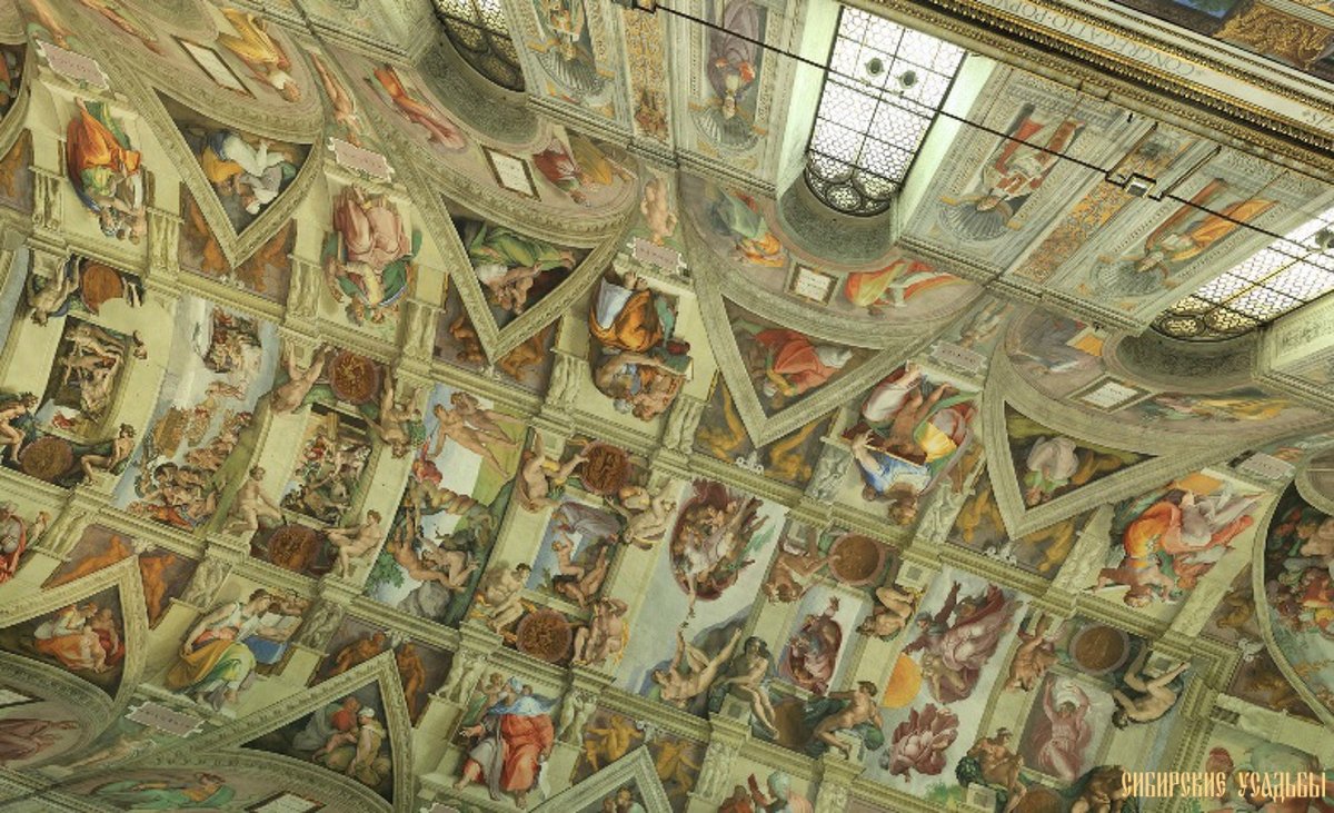 Натяжной потолок Сикстинская капелла
