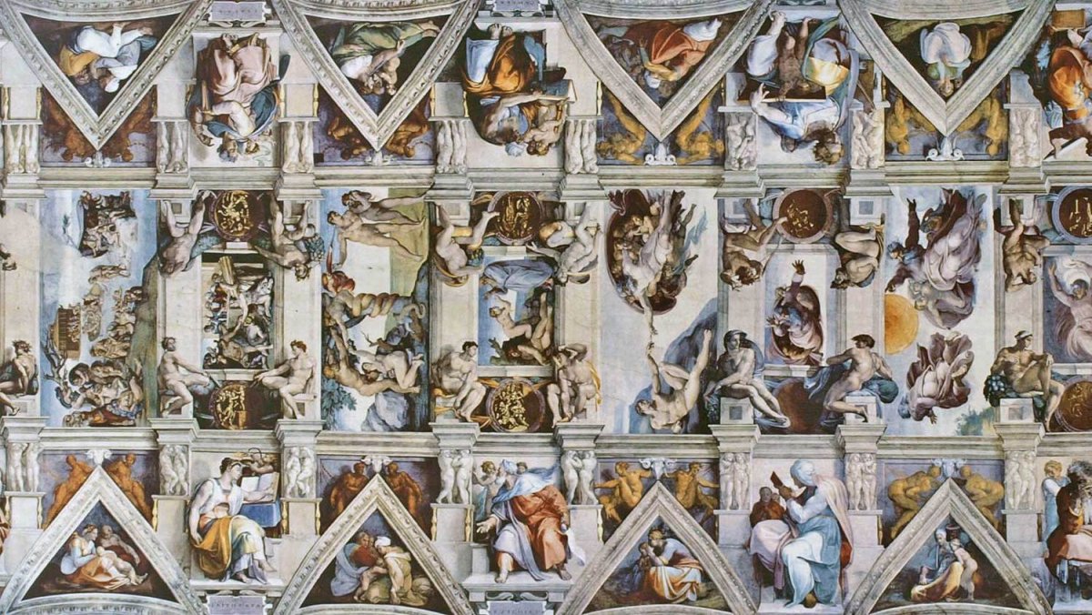 Потолок Сикстинской капеллы, 1508-1512