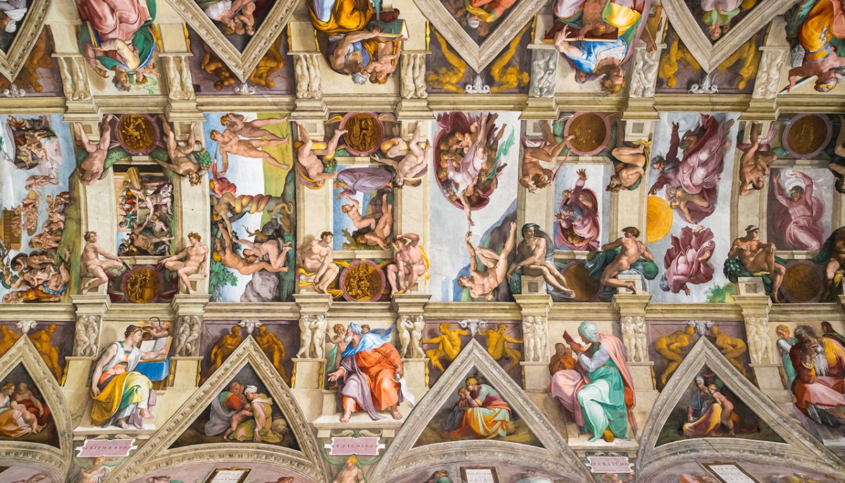 Фрески Сикстинской капеллы казнь Амана