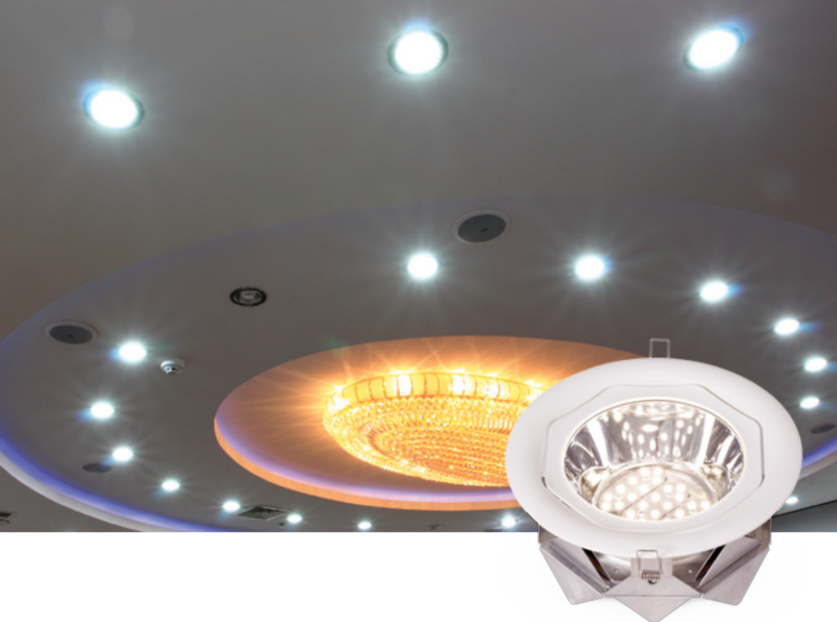 Крепление закладных под светильники