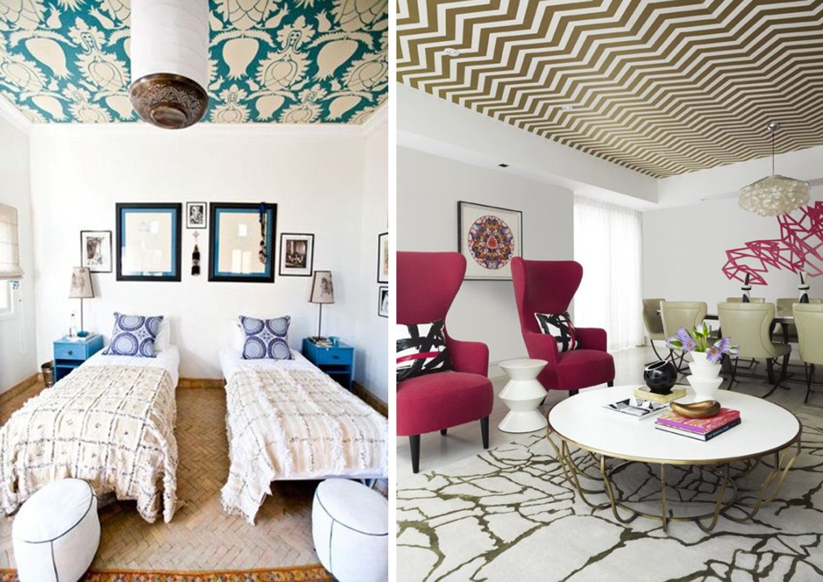 Обои зрительно увеличивающие высоту потолка