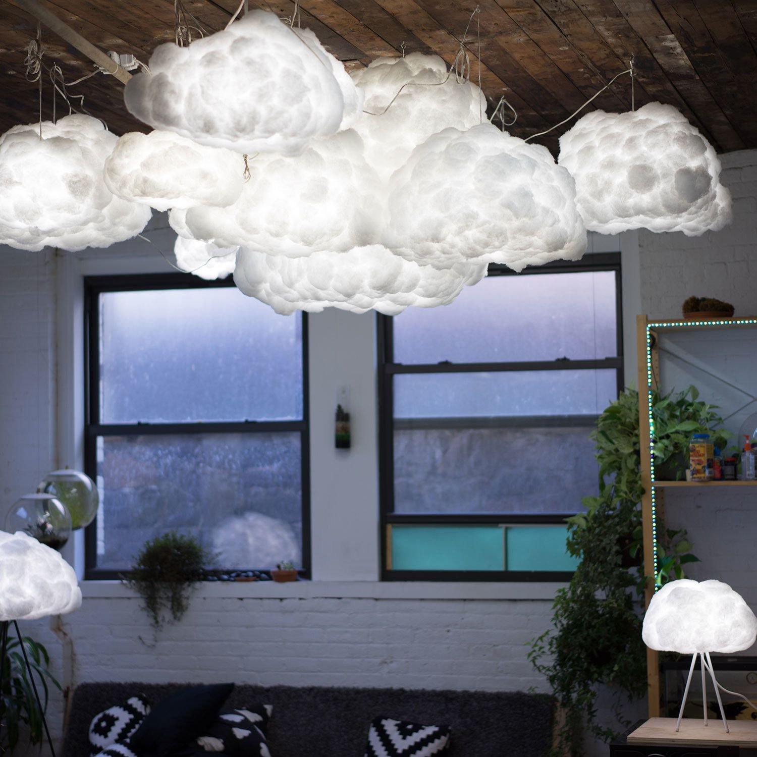 Декорирование потолка: создаем облака своими руками
