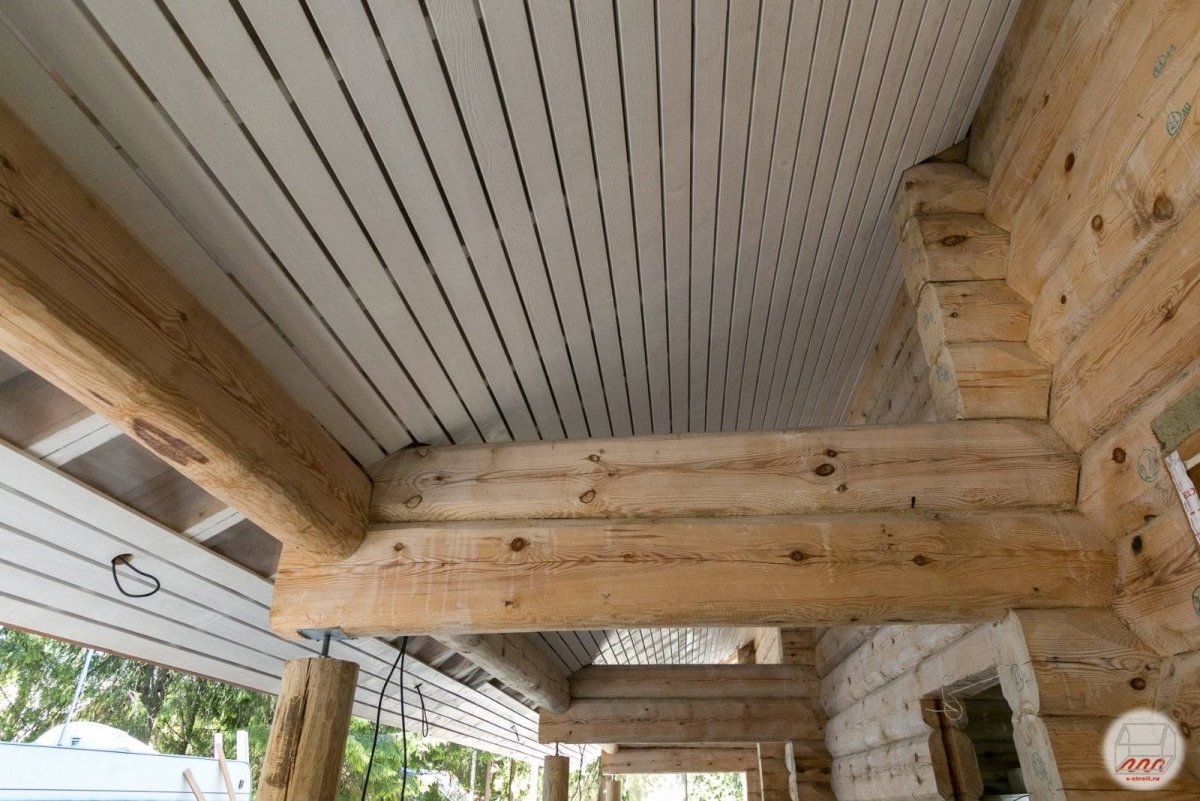 Подшивка веранды снизу вагонкой