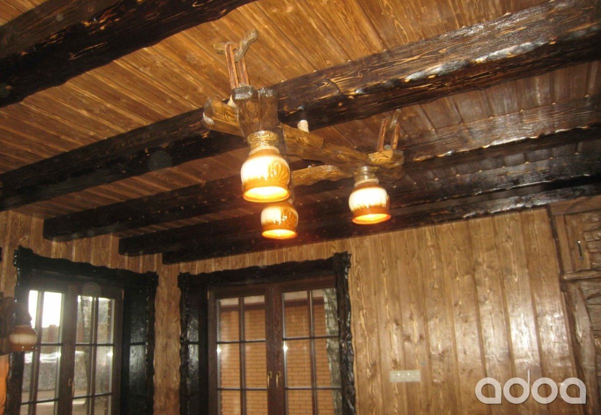 Оригинальная отделка бани