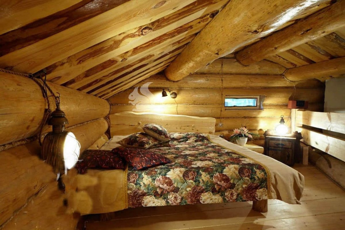 Необрезная доска в интерьере