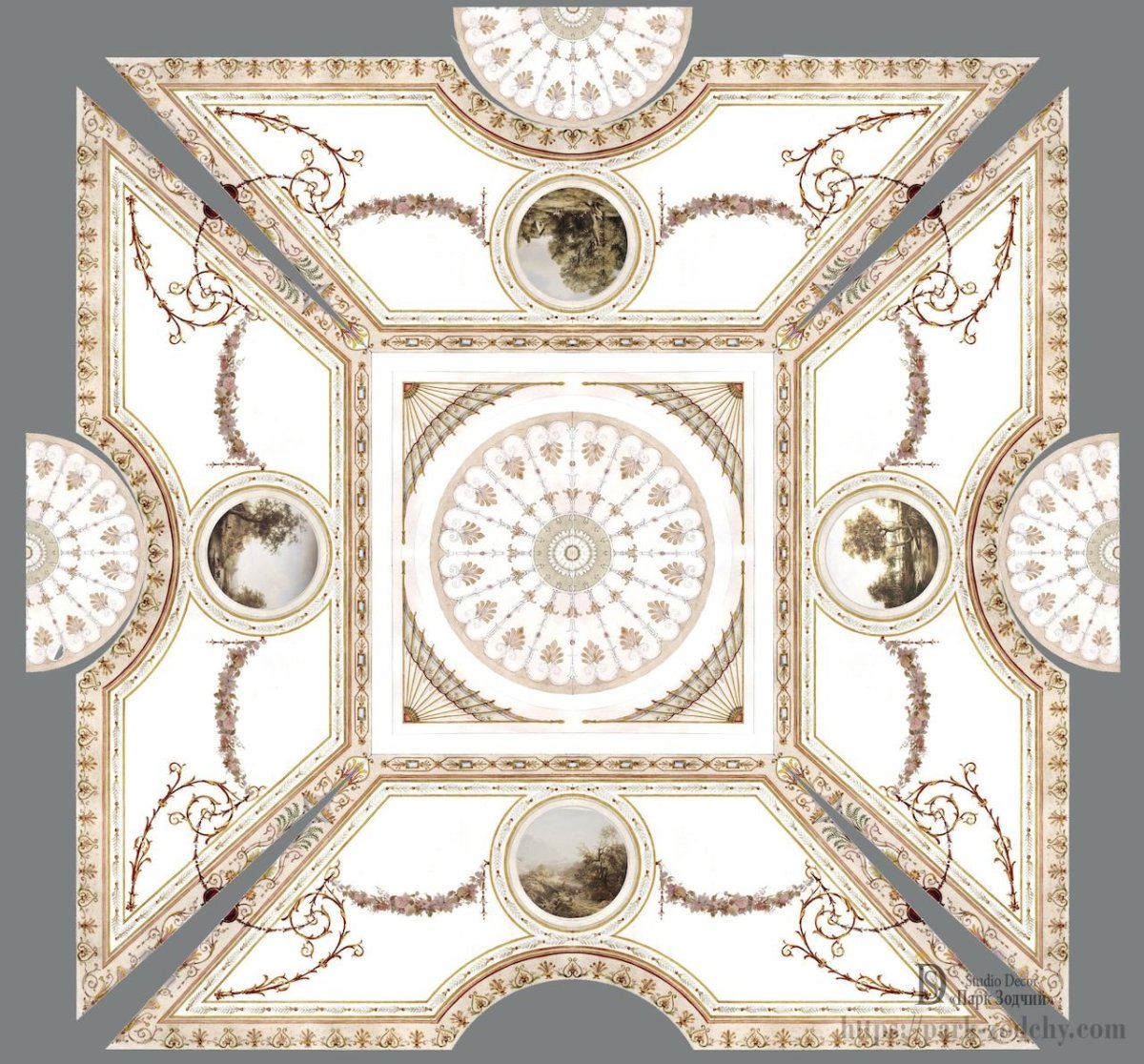 Потолок фон