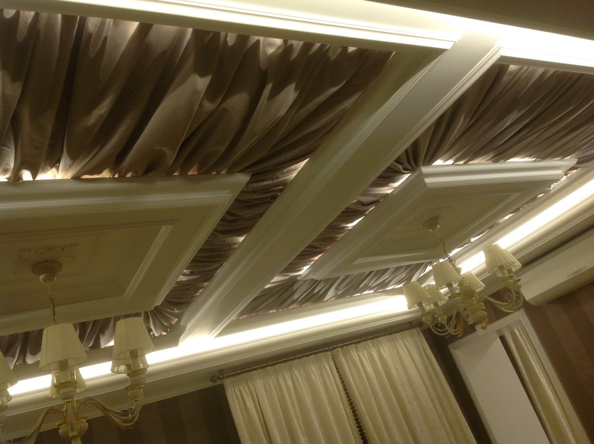 Потолок из ткани