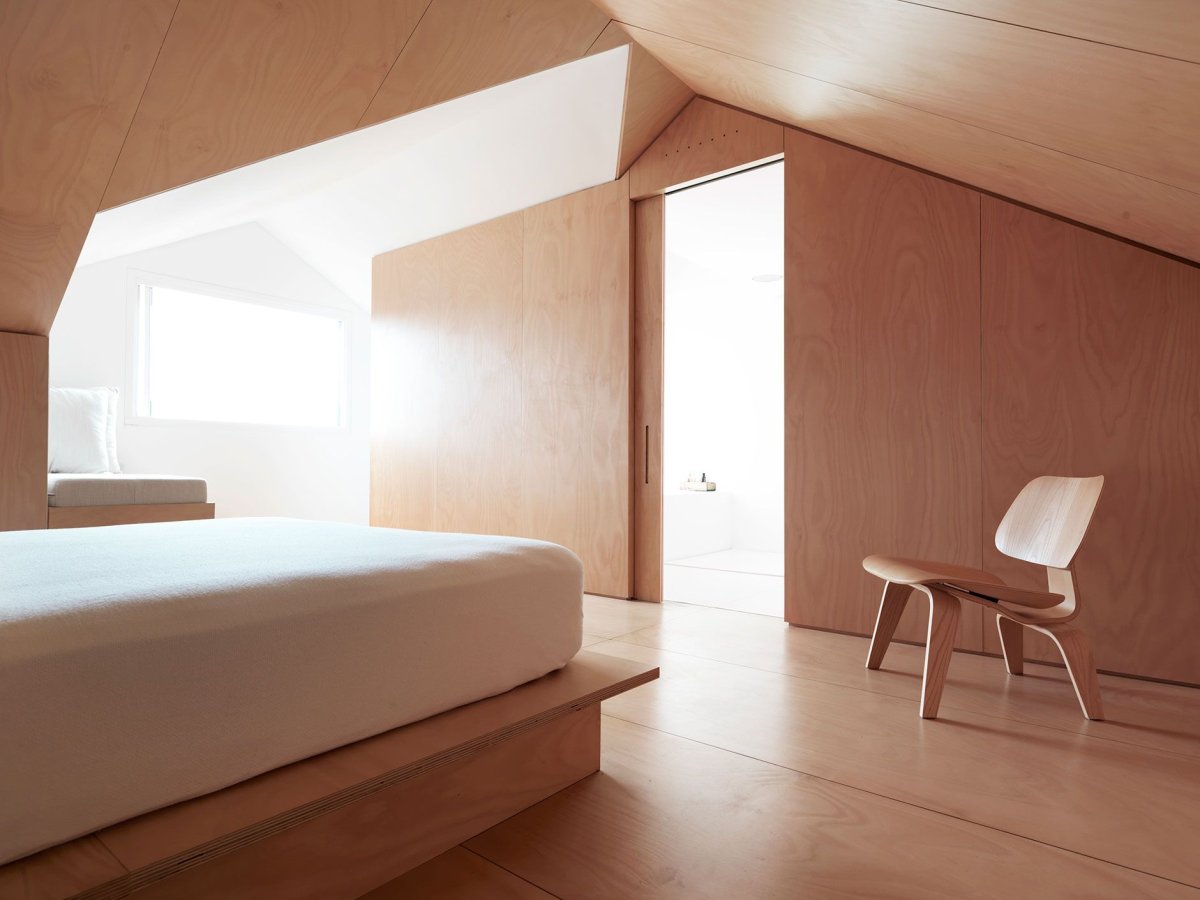 Фанера в интерьере