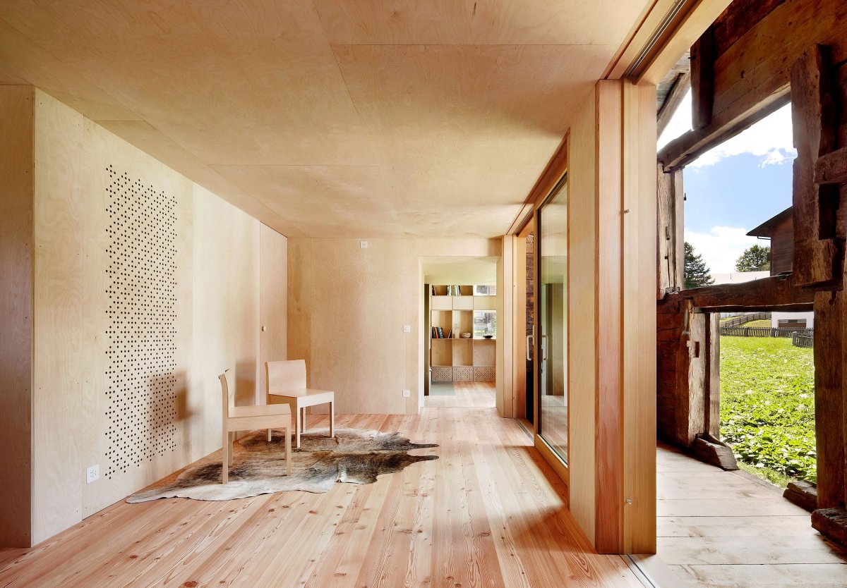 Фанера в современном интерьере