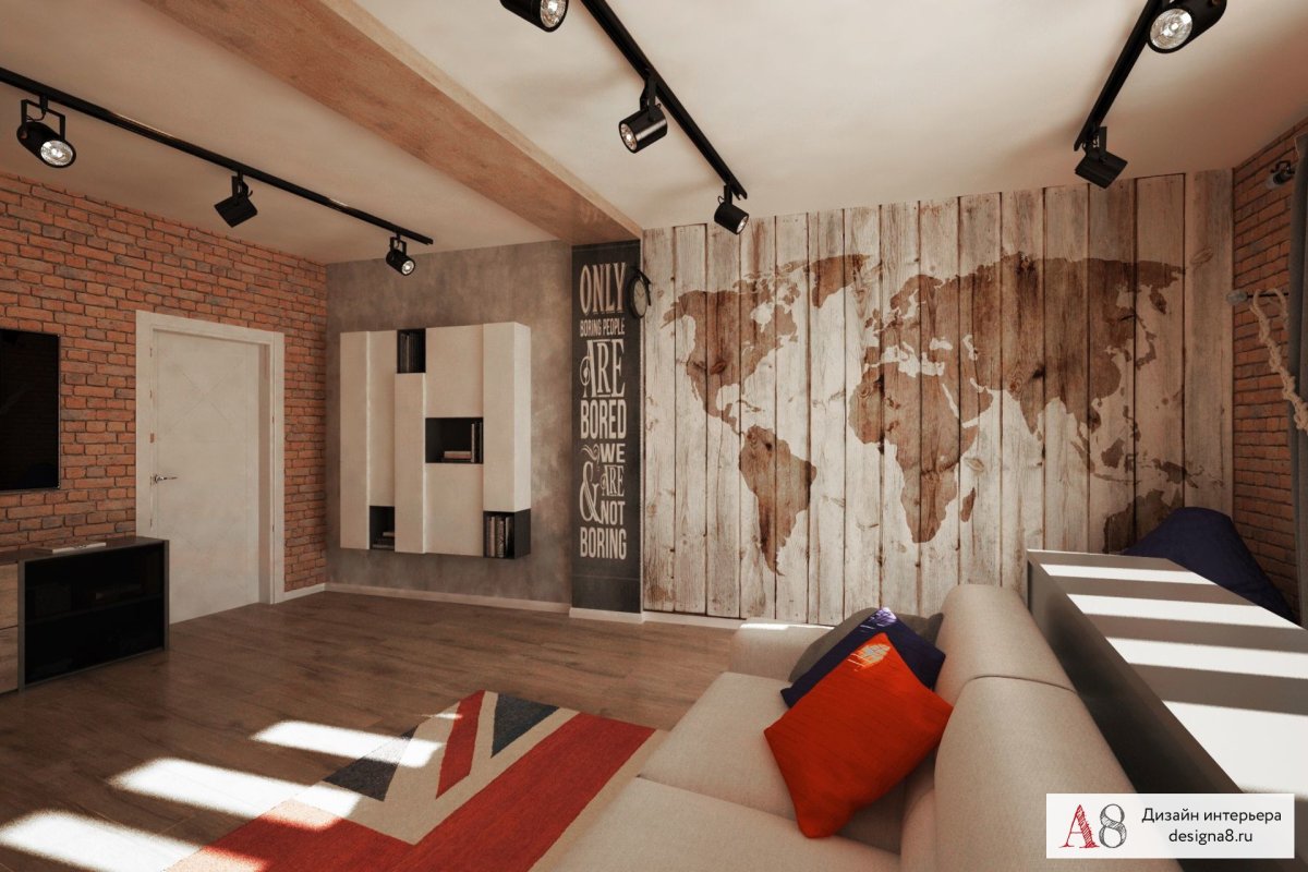 Фальшбалки лофт стиль