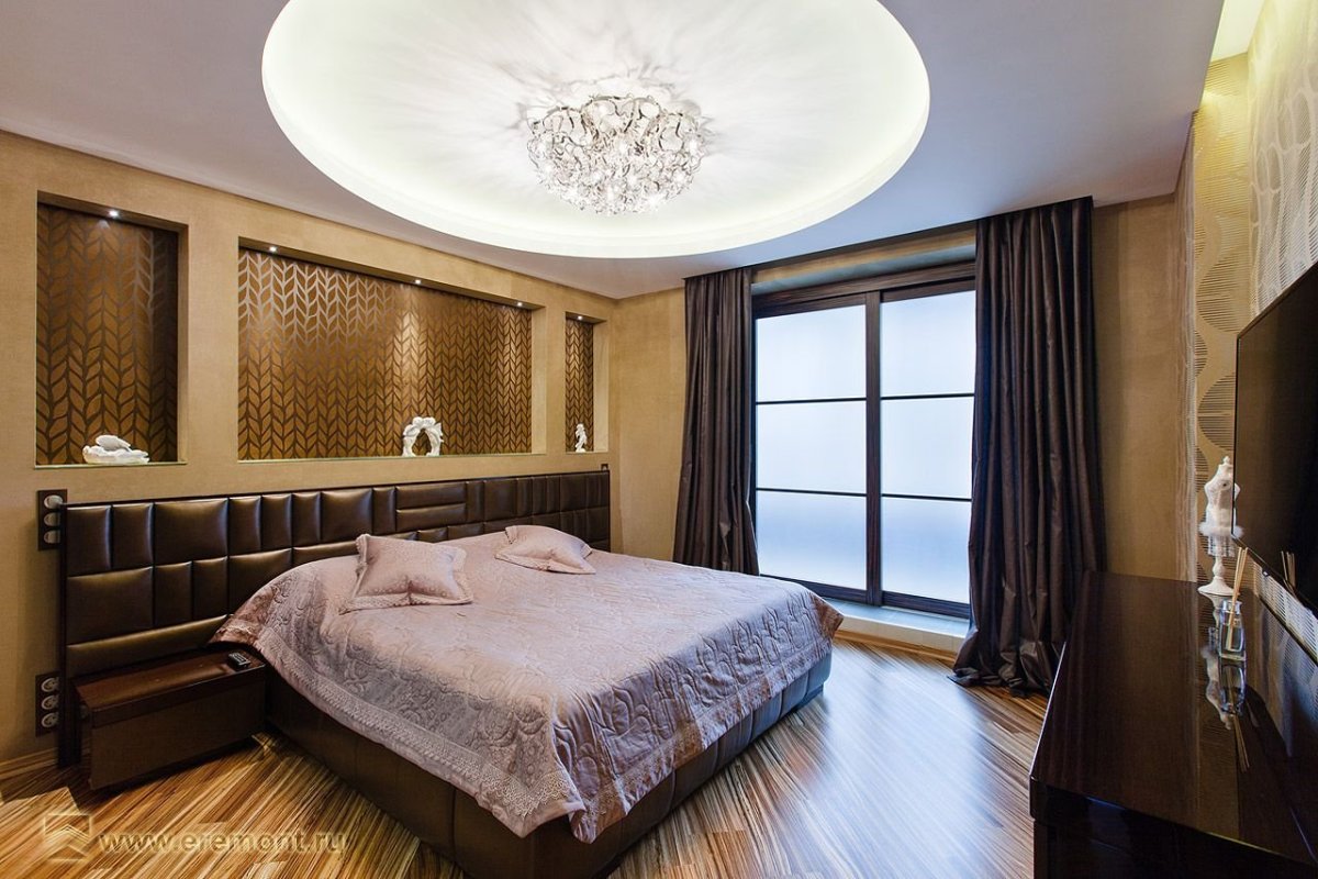 Потолок для спальни в космическом стиле