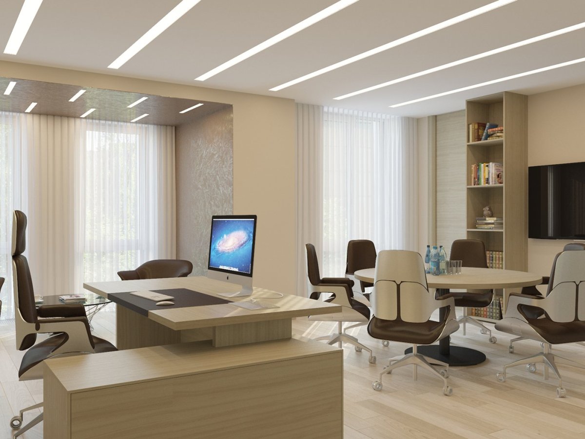 Потолок в офисе
