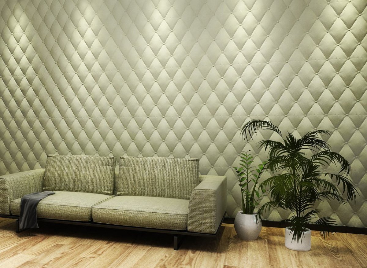 Тканевые обои на потолок