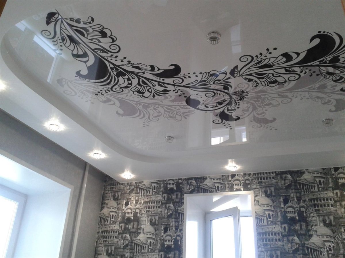Арт печать потолки