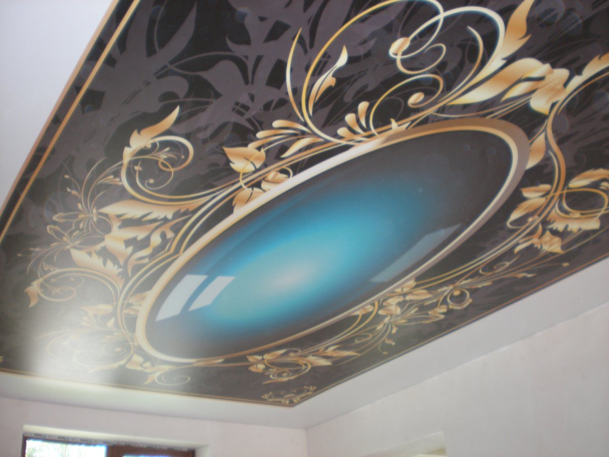 Подвесные потолки с узорами