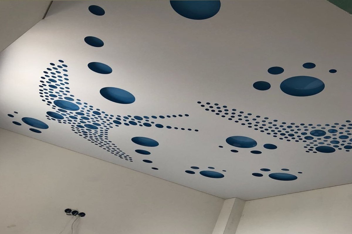 Металлический подвесной перфорированный потолок PERFOLUM 3d Magnet