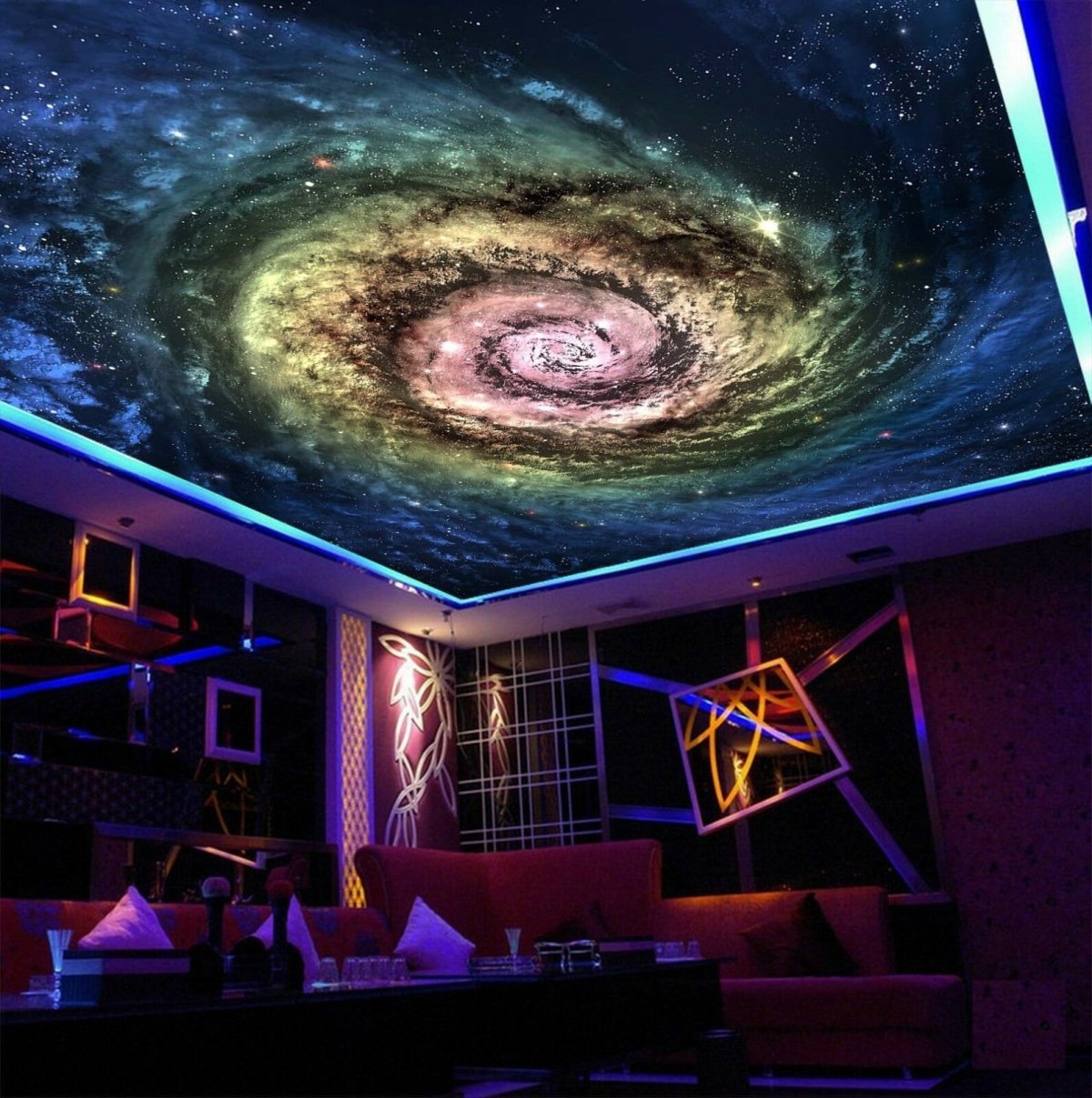 Спальня в космическом стиле