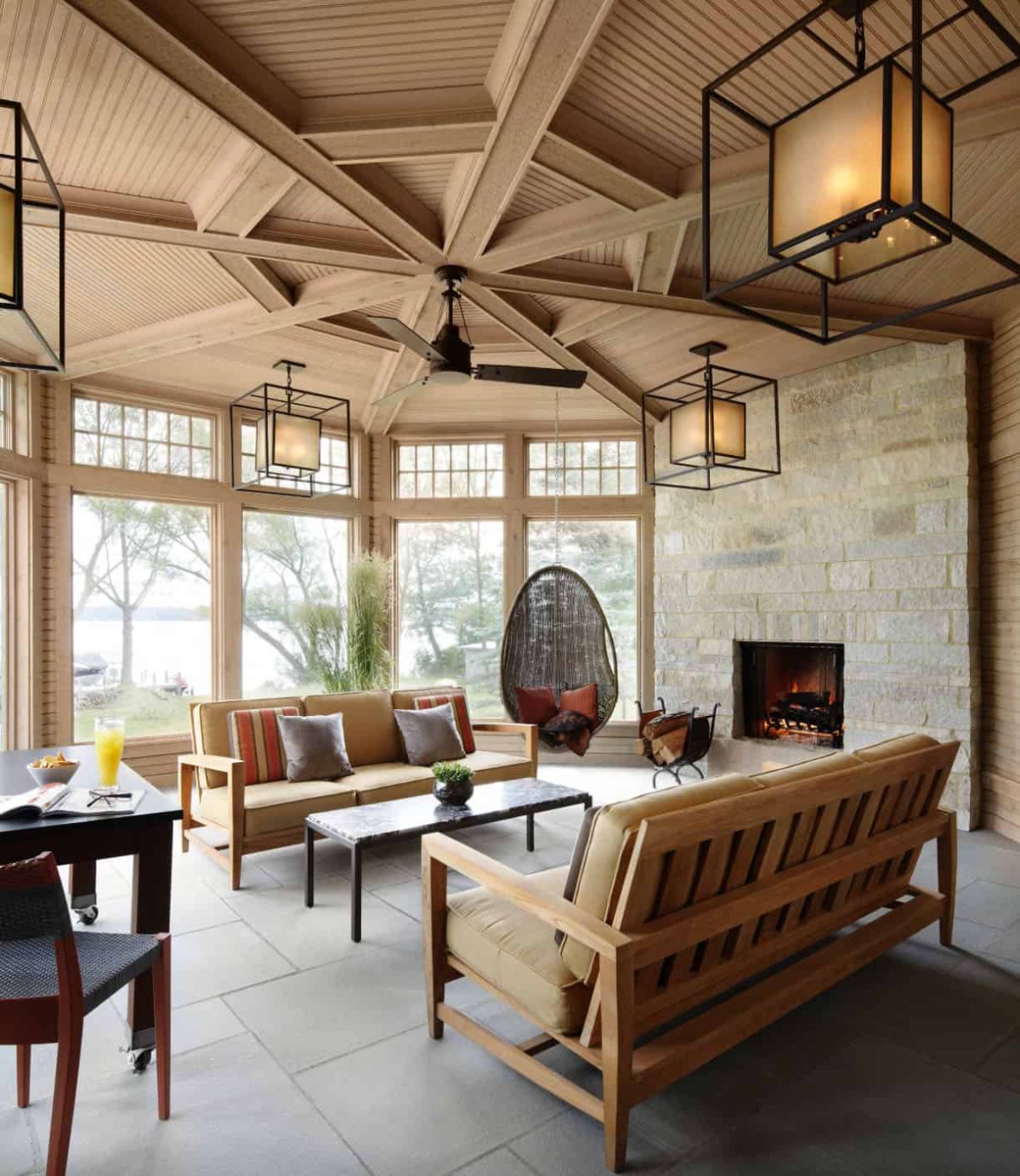 Веранда в стиле лофт