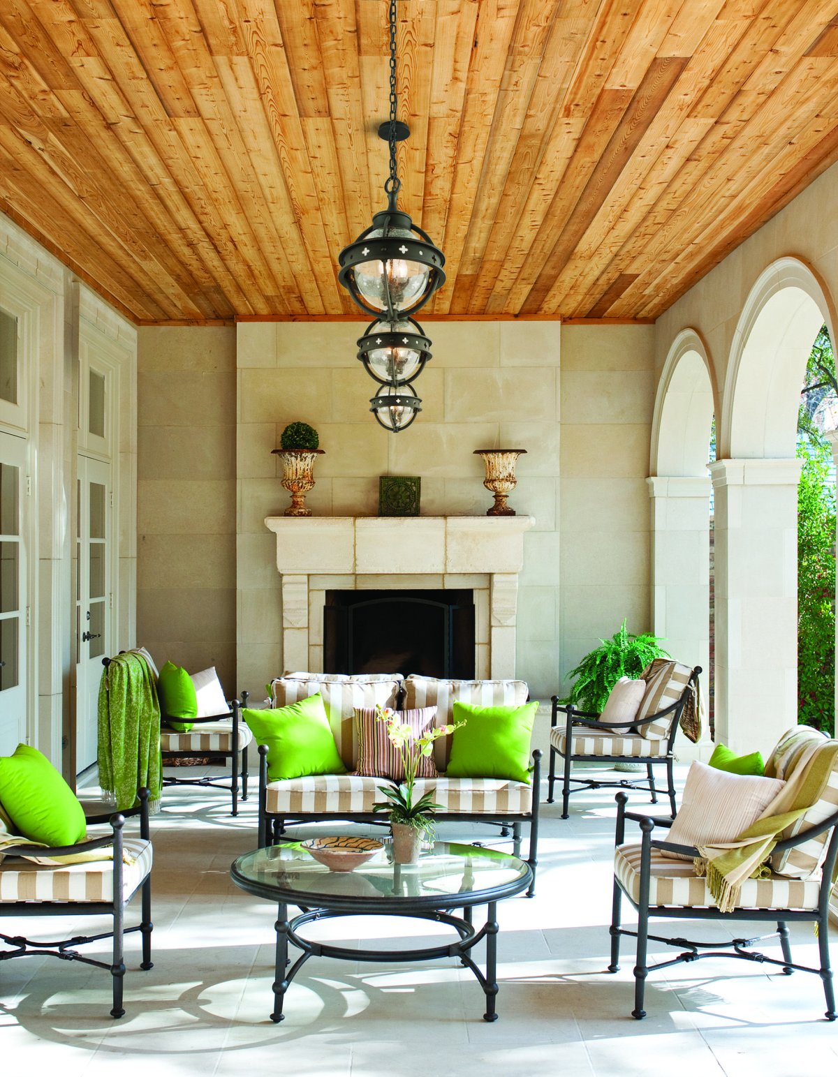 Интерьер веранды