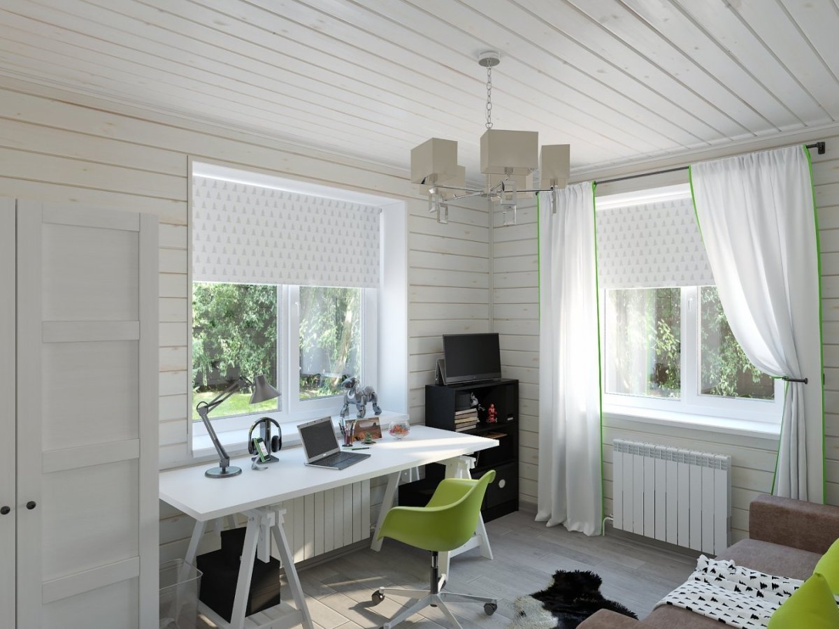 Реечный потолок на кухне