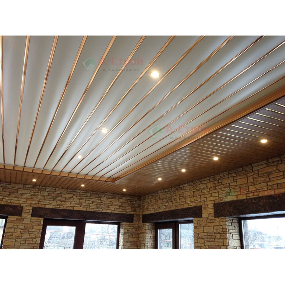 Реечный подвесной потолок