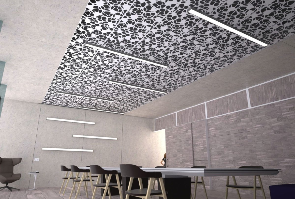 Потолок из панелей