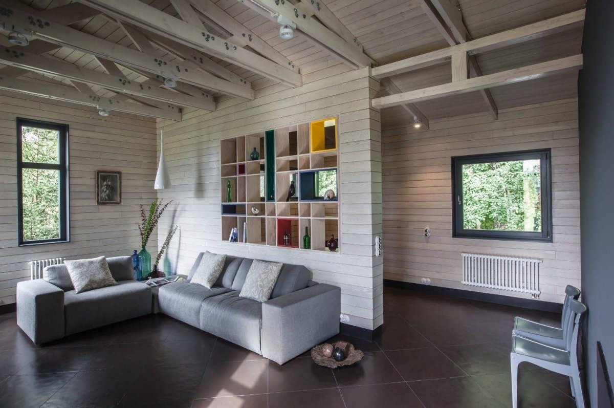 Коридор из вагонки