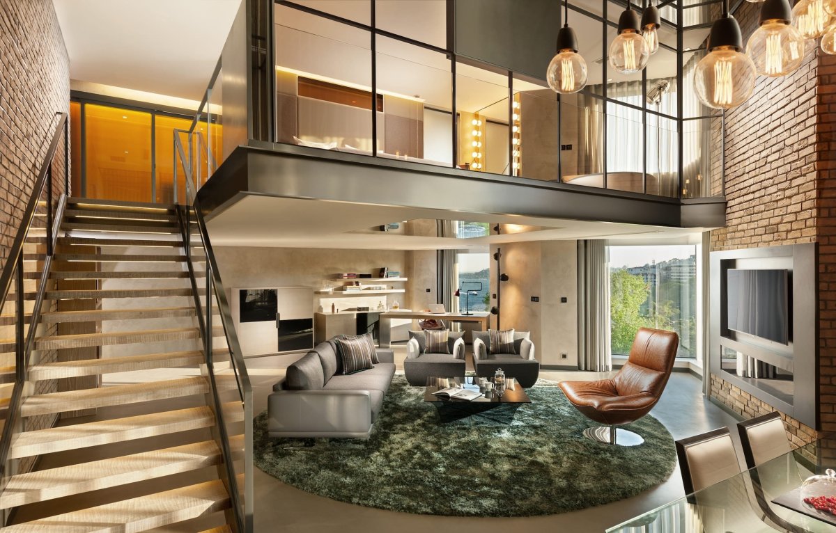 Двухэтажные апартаменты