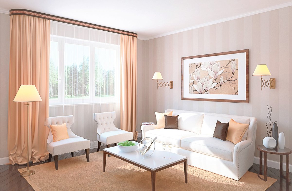 Карниз потолочный в интерьере