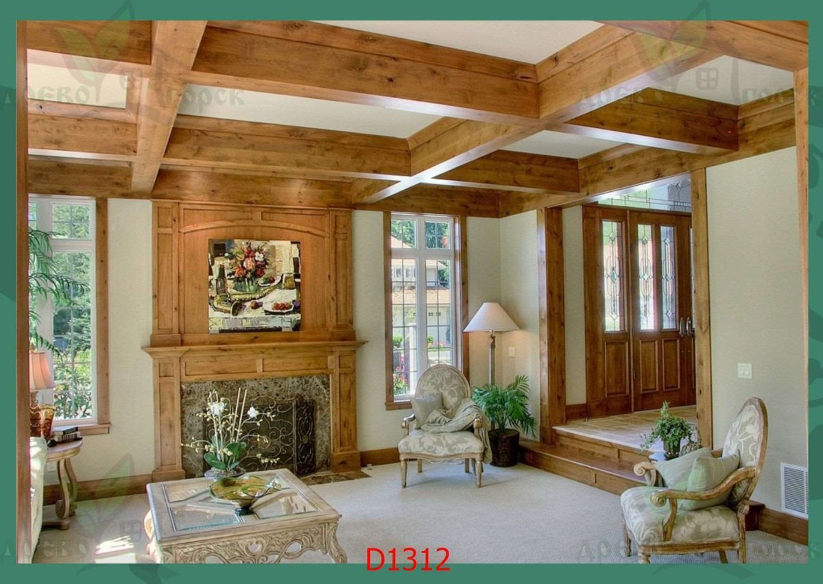 Отделка деревянного потолка