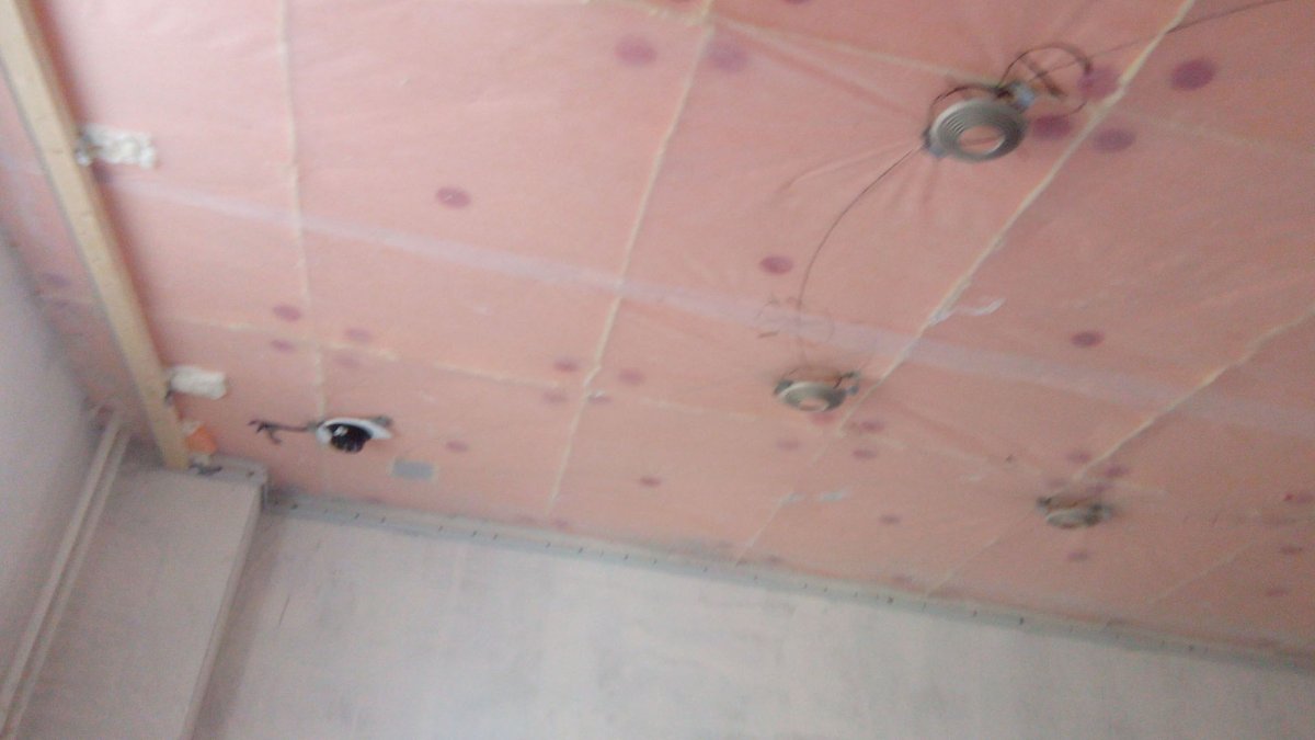 Шумоизоляция потолка в квартире под натяжной потолок