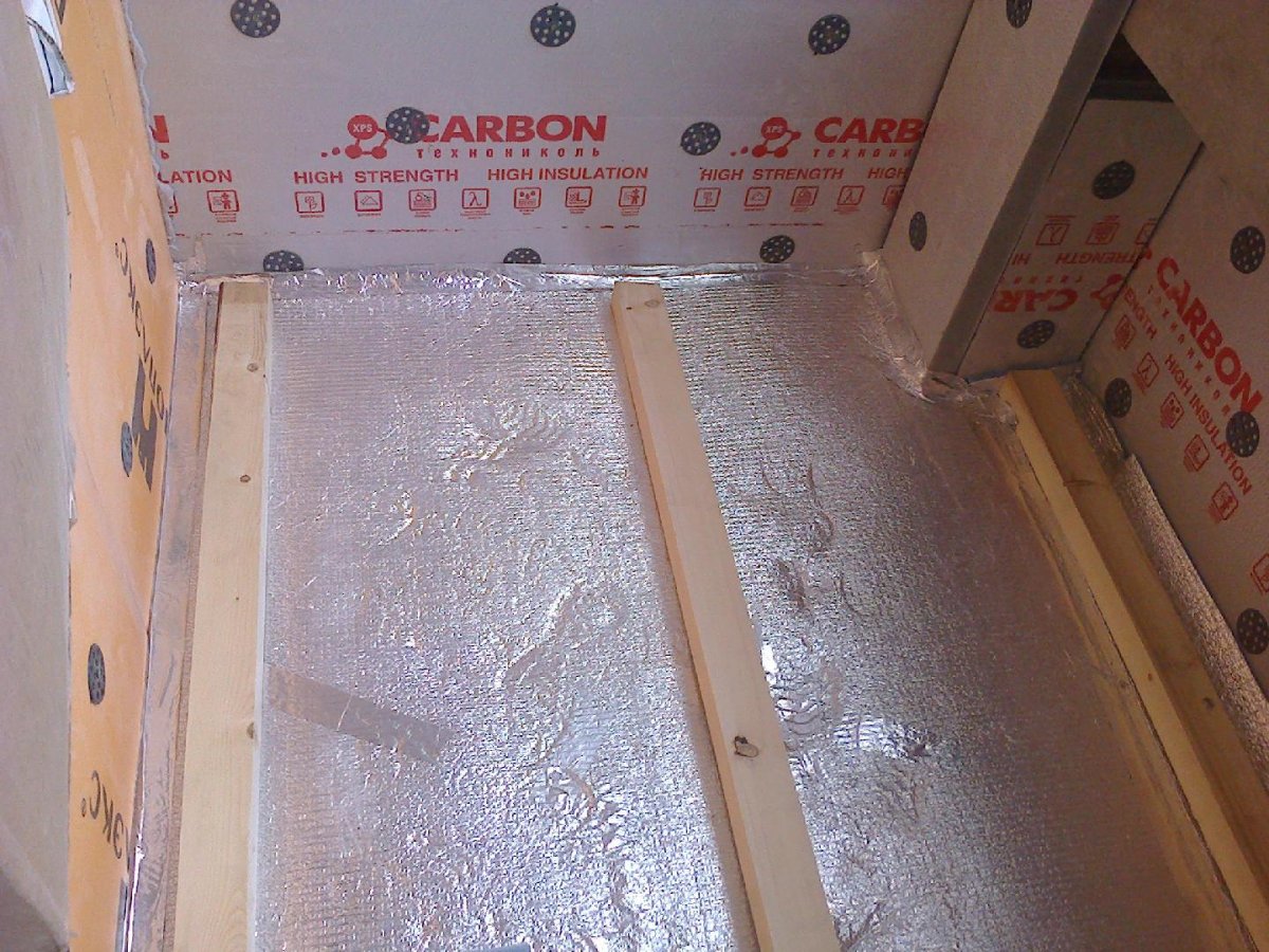 Утепление плиты балкона