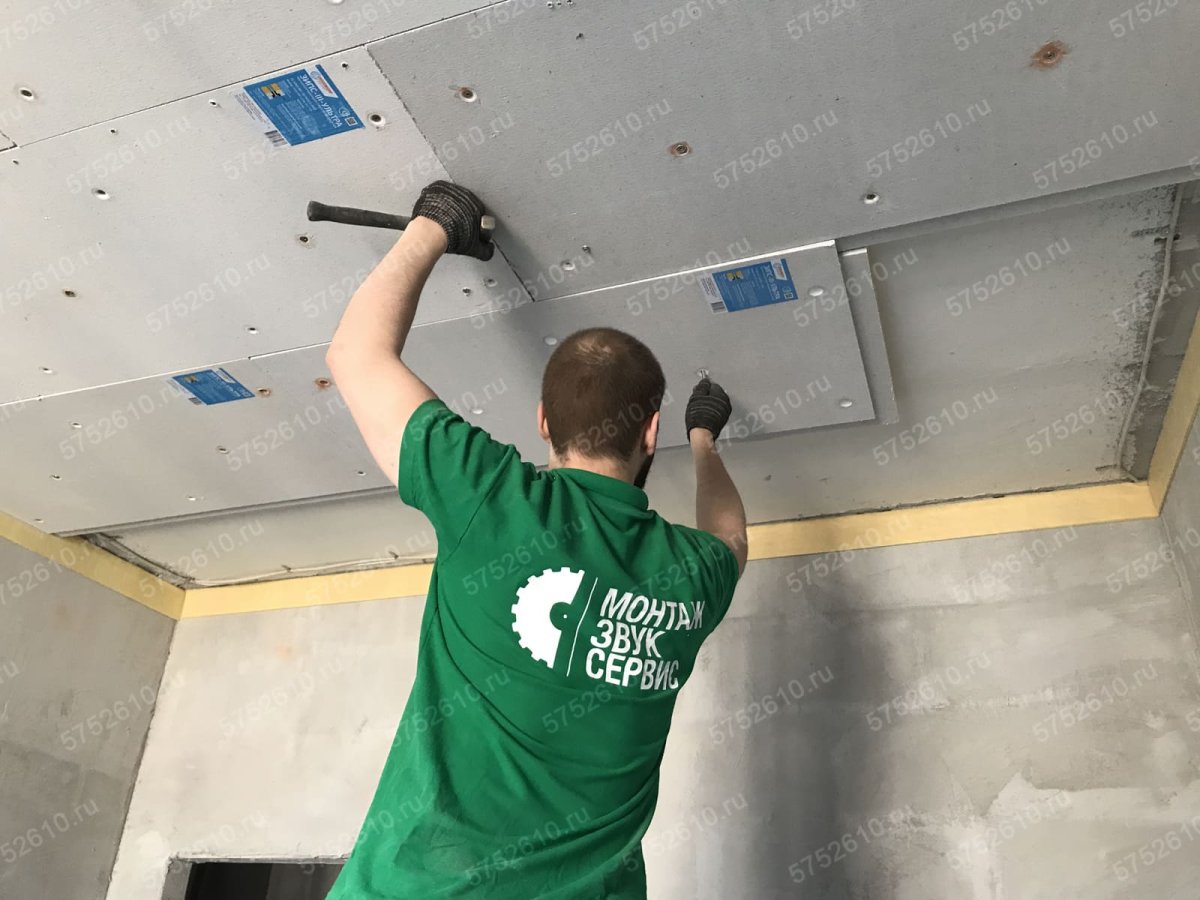 Звукоизоляция потолка пеноплексом в квартире под натяжной потолок