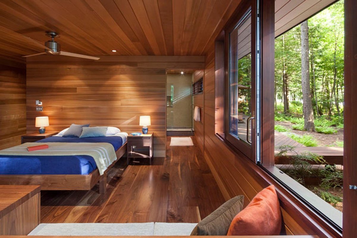 Деревянные Экологичные дома интерьер