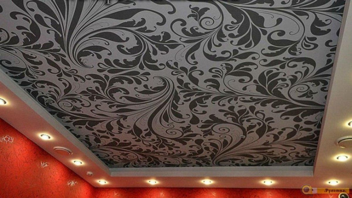 Теневой натяжной потолок