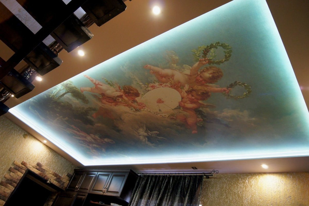 Натяжной потолок Весна 009