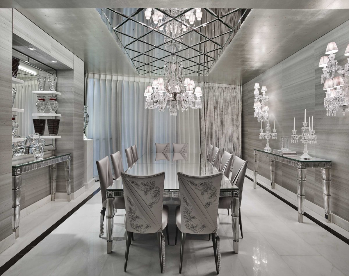 Зеркальная плитка в интерьере