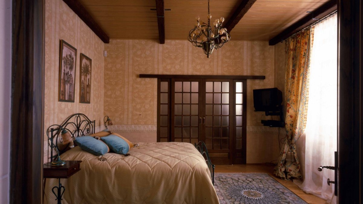 Комната обшита вагонкой интерьер