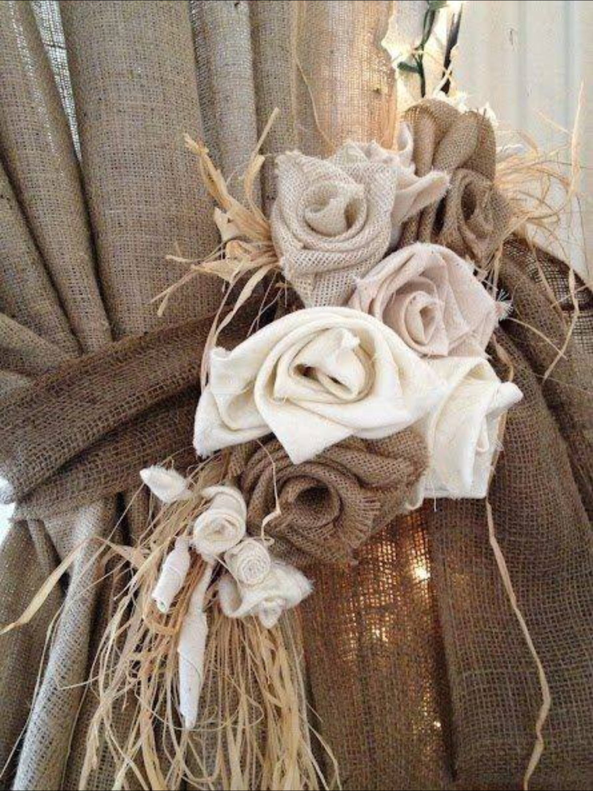 Мешковина в интерьере